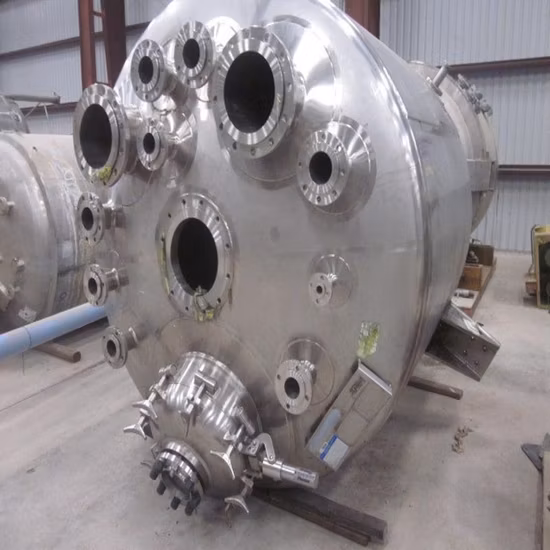Stainless Steel (SS) 304 316/Titanium/Nickel/Hastelloy/PTFE/PFA/PVDF/F40 ETFE Reaction Chemical /Sanitary Polished High Pressure Vessel
