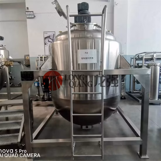 Certificat de réservoir sous pression de réservoir de réacteur en acier inoxydable disponible