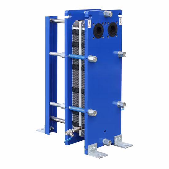 Échangeur de chaleur à plaques brasées en cuivre certifié UL CE pour condenseur évaporateur refroidisseur cvc chaudière chaudière pompe à chaleur